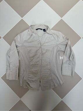Zac & Rachel Light Beige Button-Up Shirt